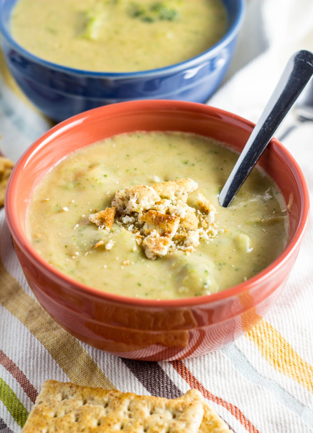 Vegan Broccoli Cheese Soup