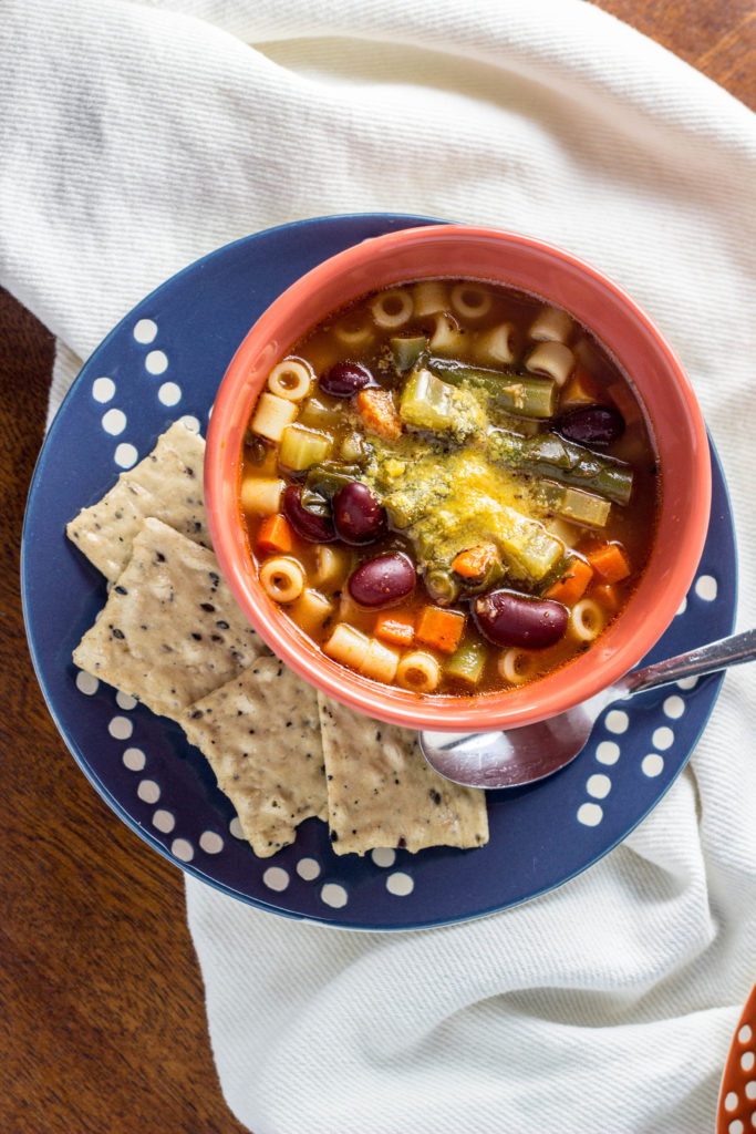 Simple Vegan Minestrone Soup