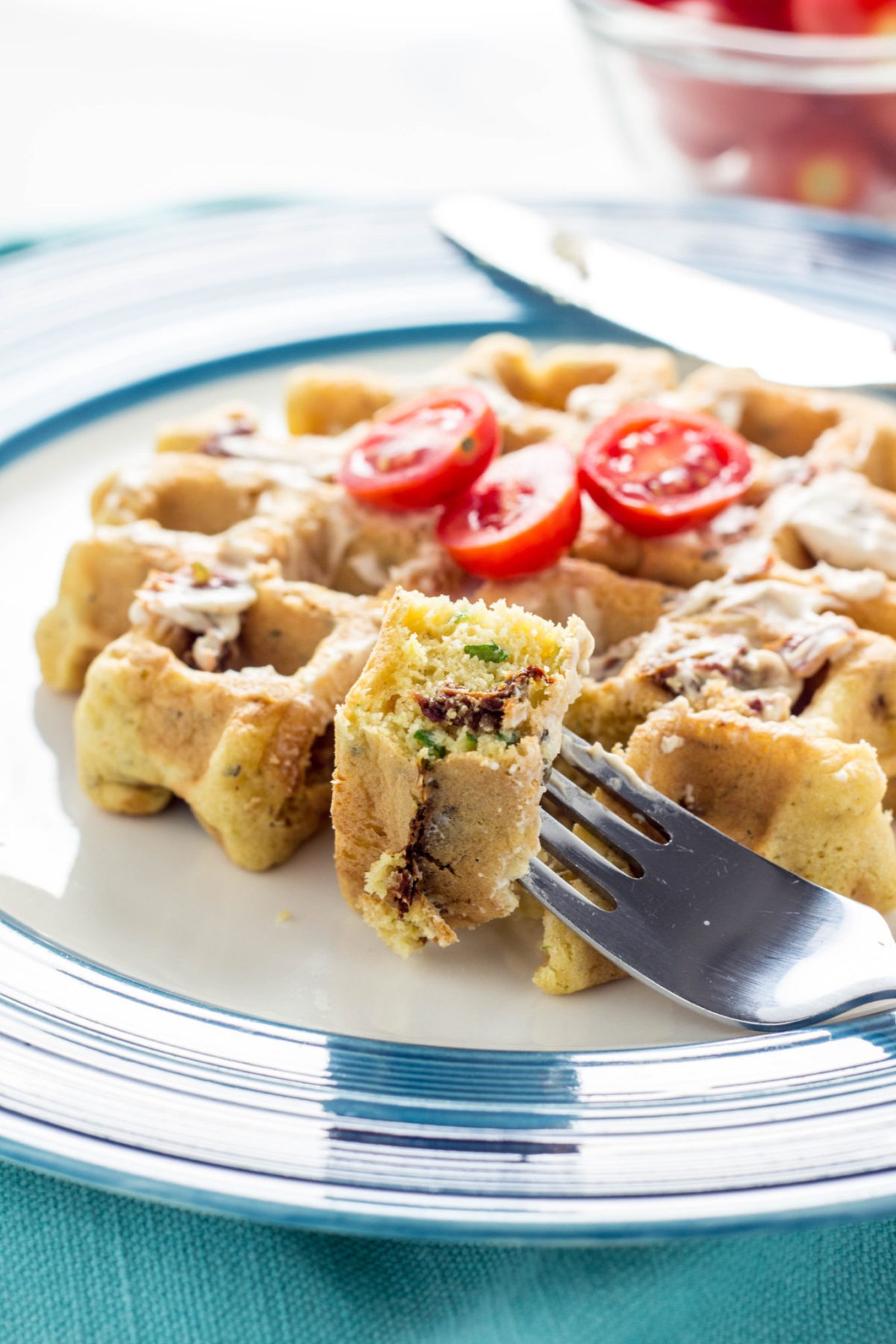 Vegan and Gluten Free Savory Waffles 