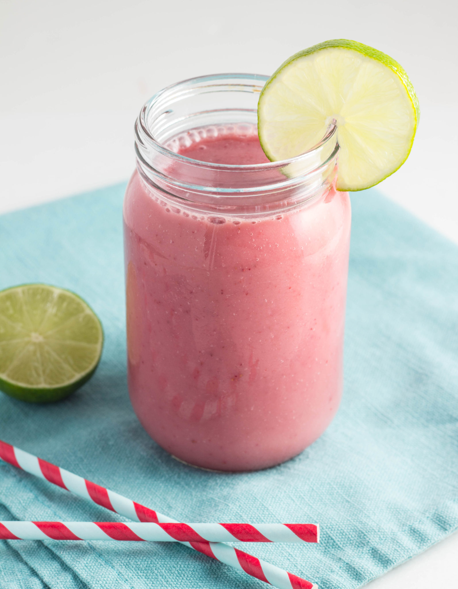 Strawberry Limeade Smoothie 