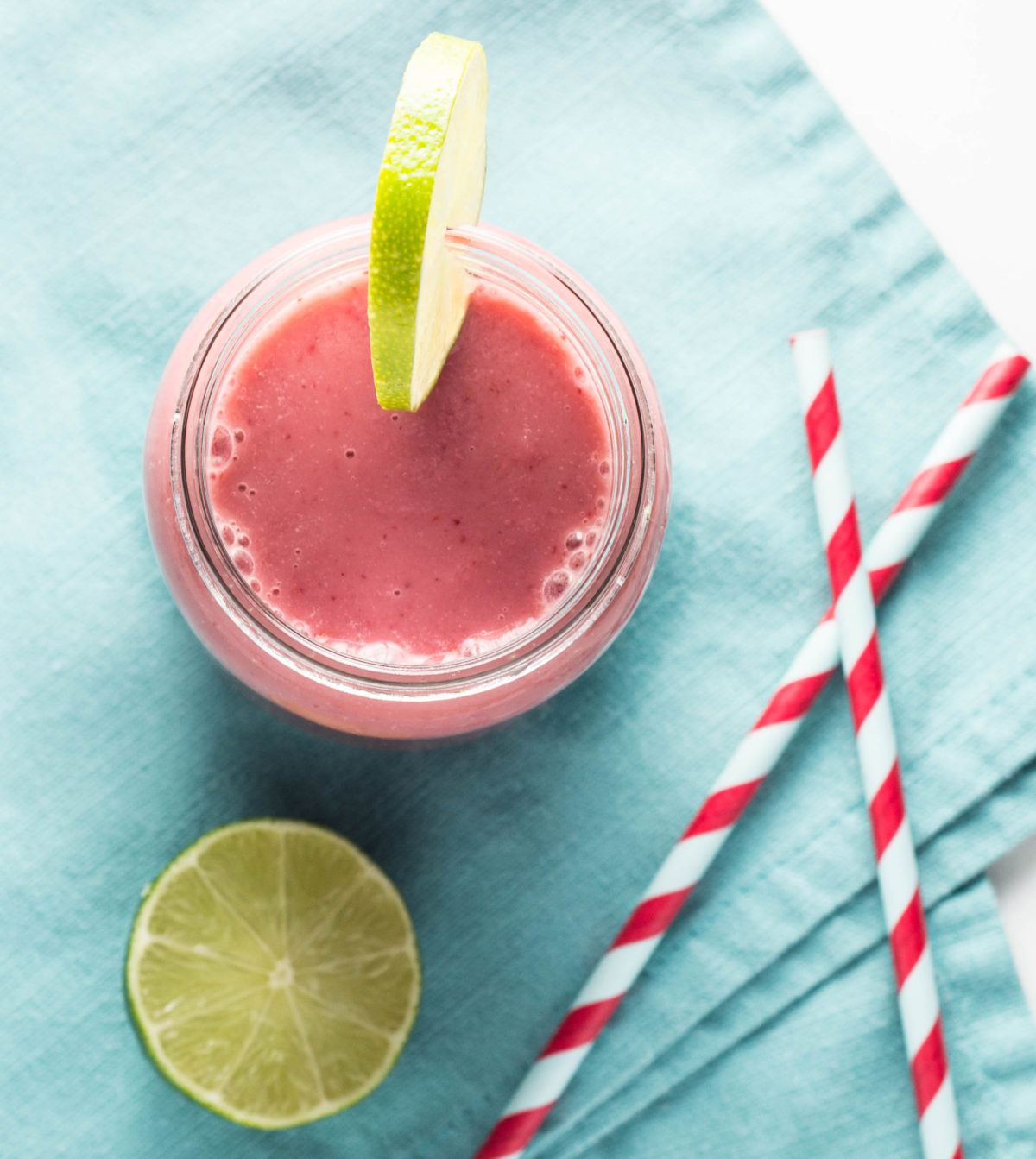 Strawberry Limeade Smoothie 