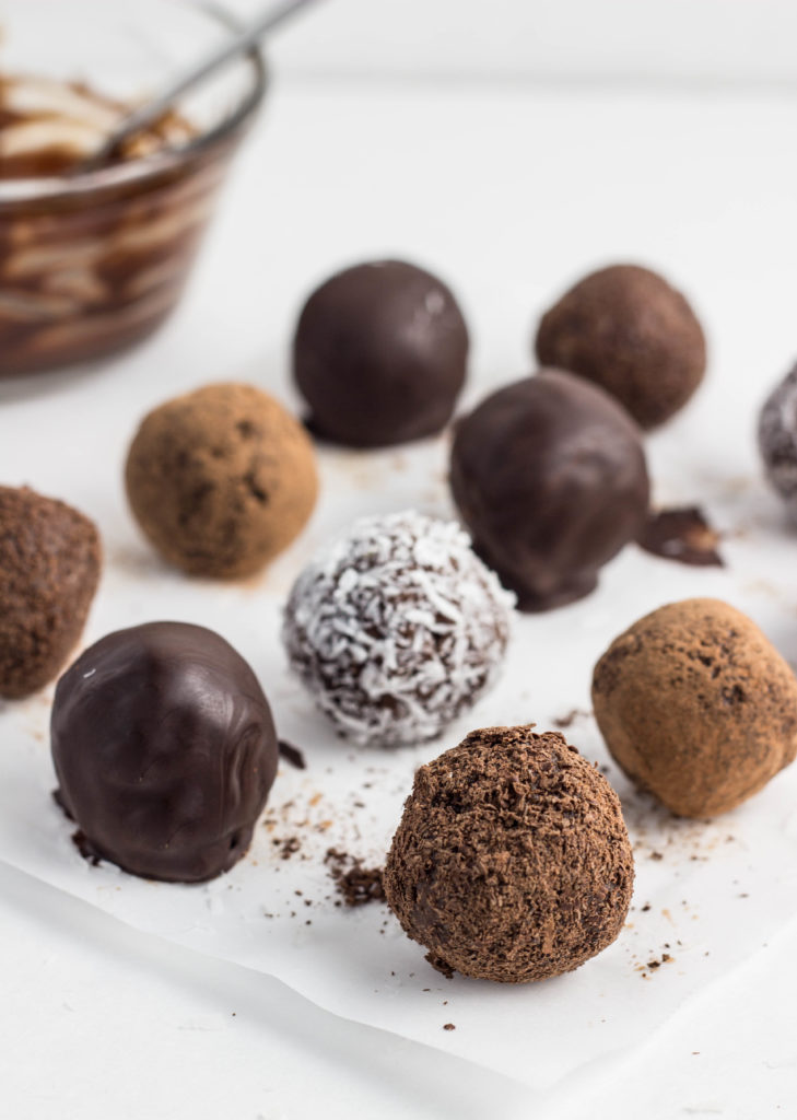 Chocolate Coconut Butter Truffles 