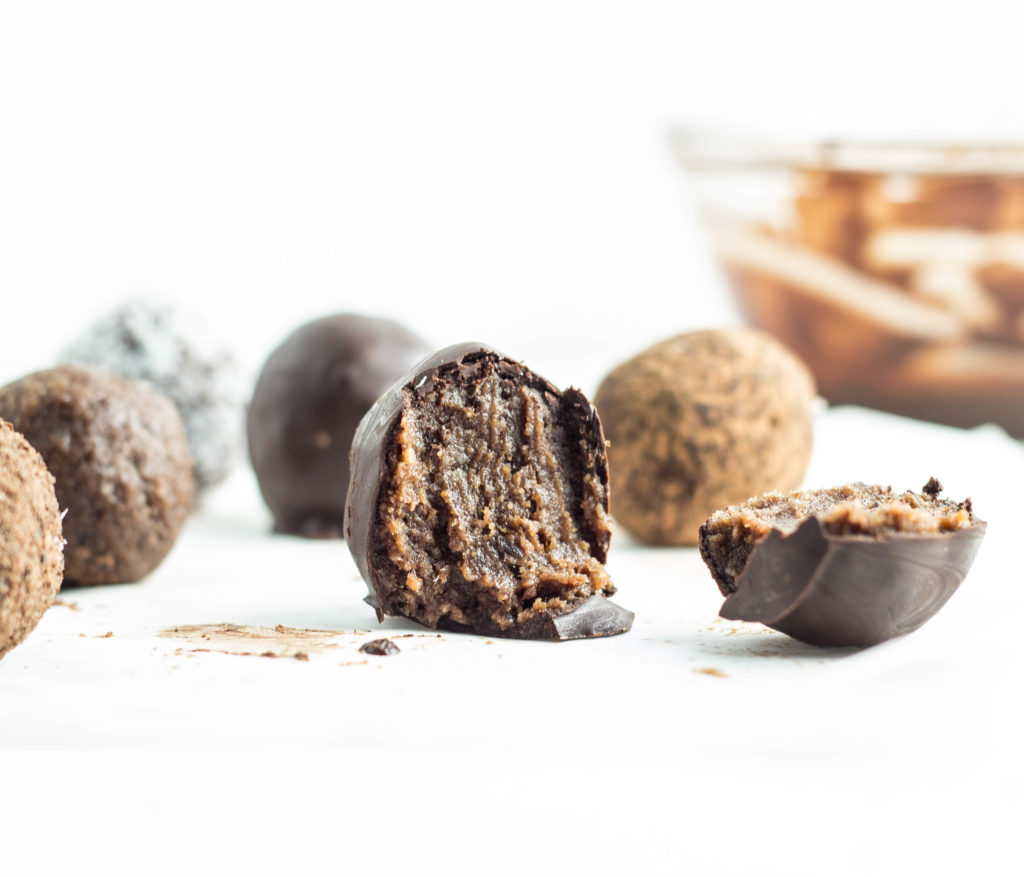 Chocolate Coconut Butter Truffles 