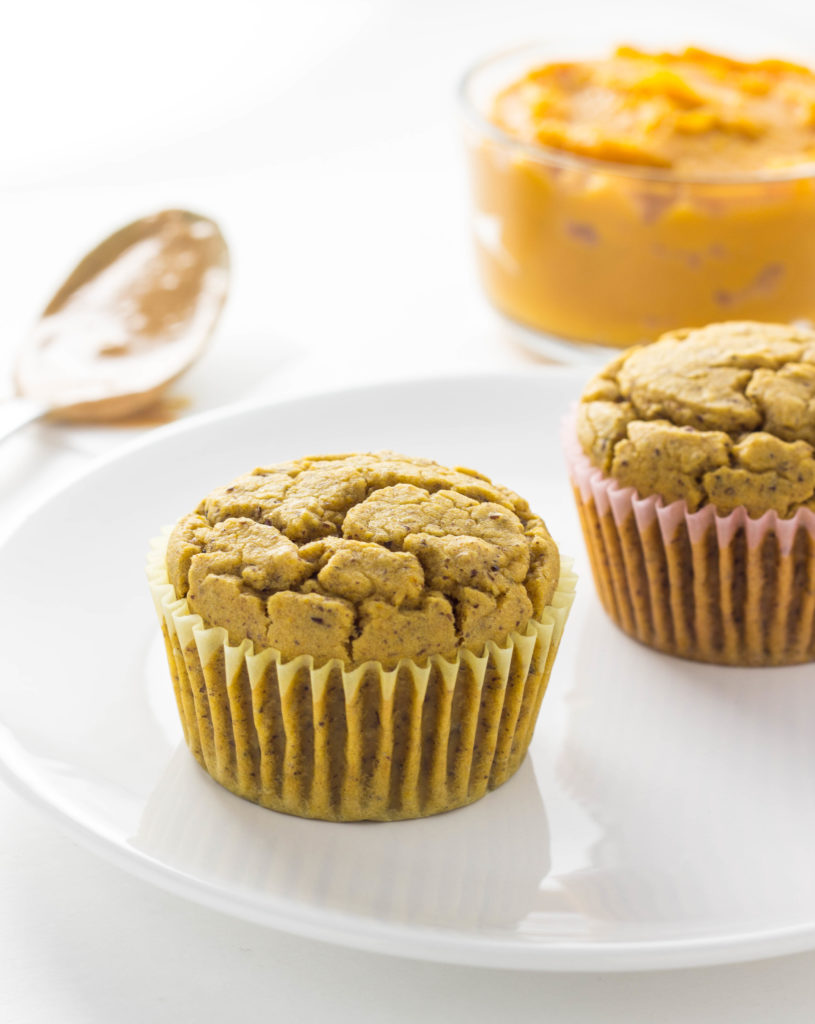 Peanut Butter Pumpkin Pupcakes