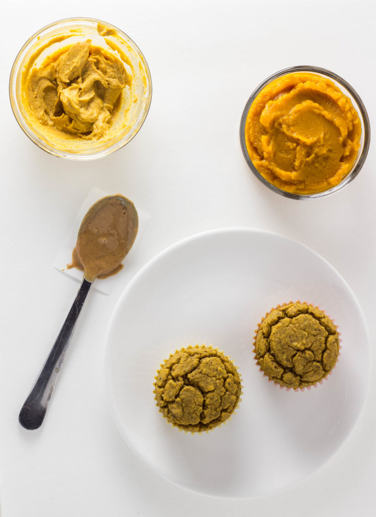 Peanut Butter Pumpkin Pupcakes