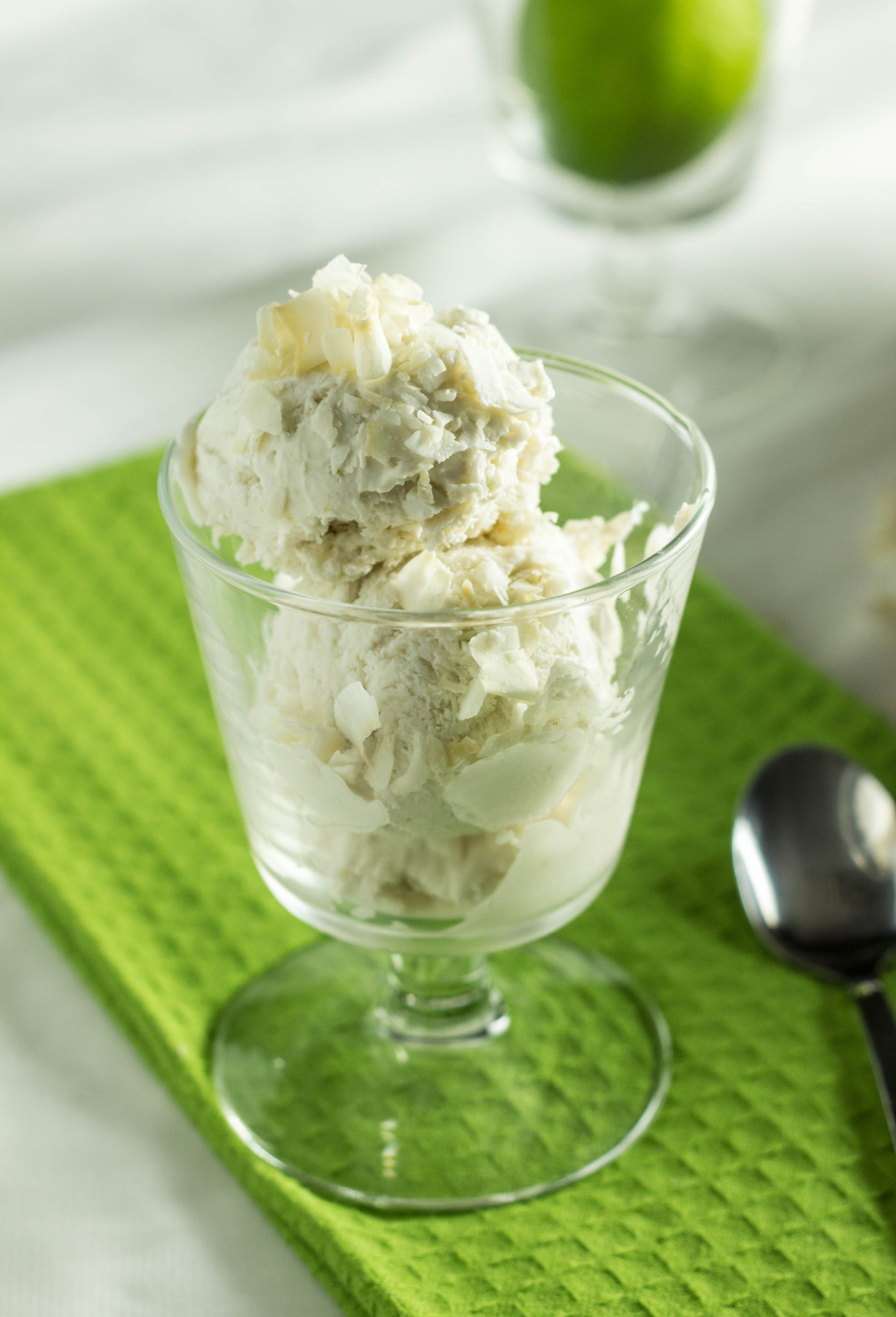 Vegan Coconut Lime Ice Cream 