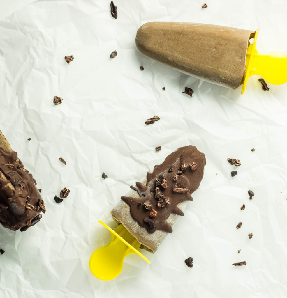 Healthy Vegan Avocado Fudge Pops 