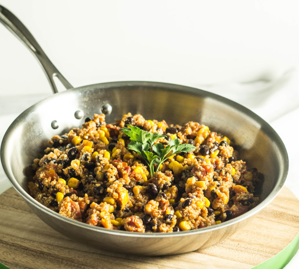One Pot Vegan Southwestern Quinoa 