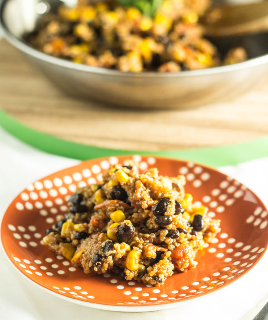 One Pot Vegan Southwestern Quinoa 