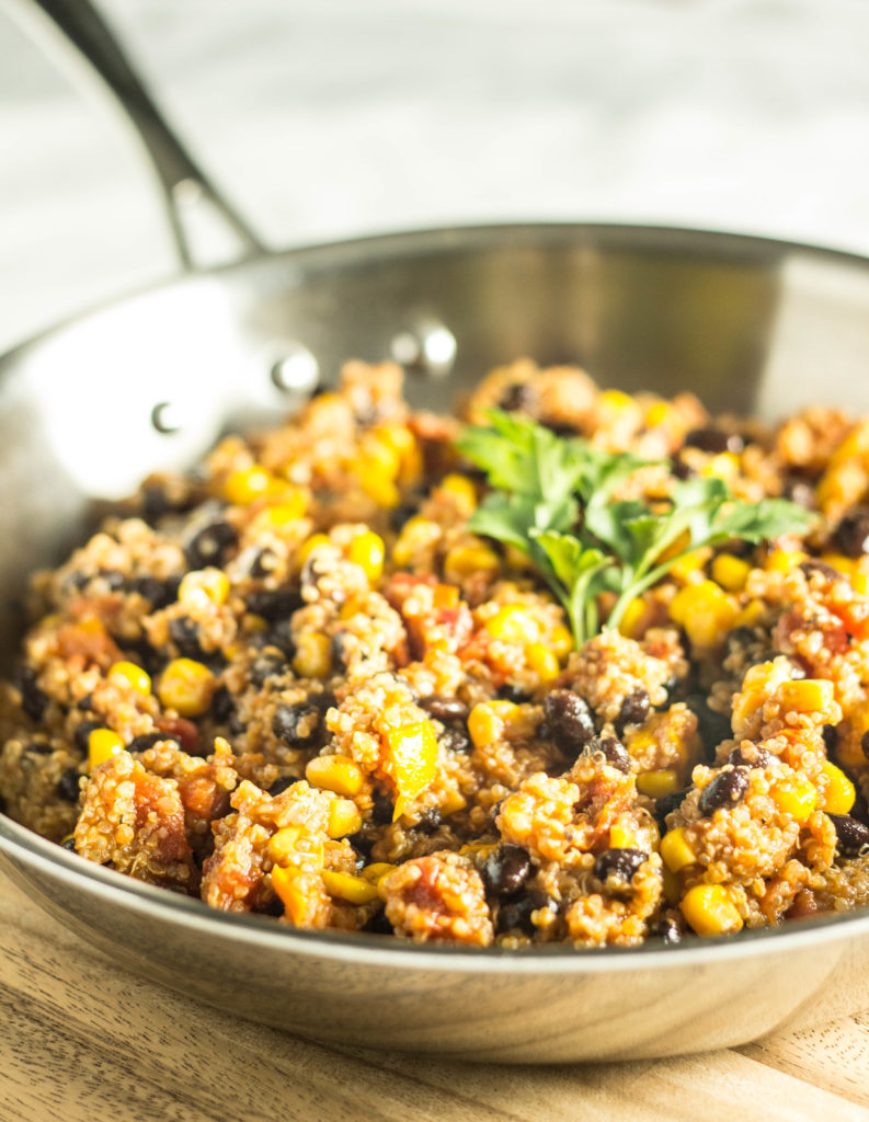 One Pot Vegan Southwestern Quinoa 