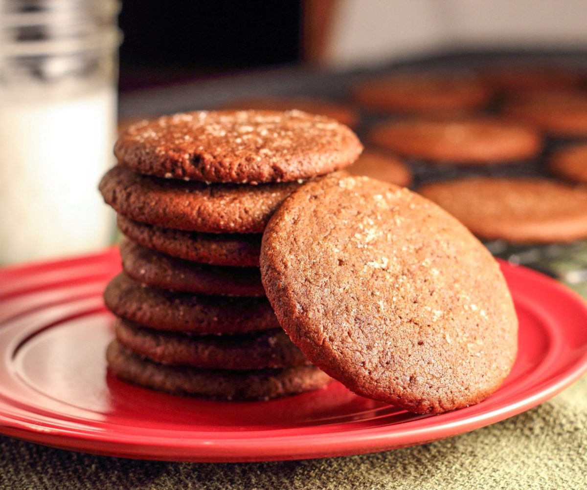 Blackstrap Molasses Ginger Cookies 