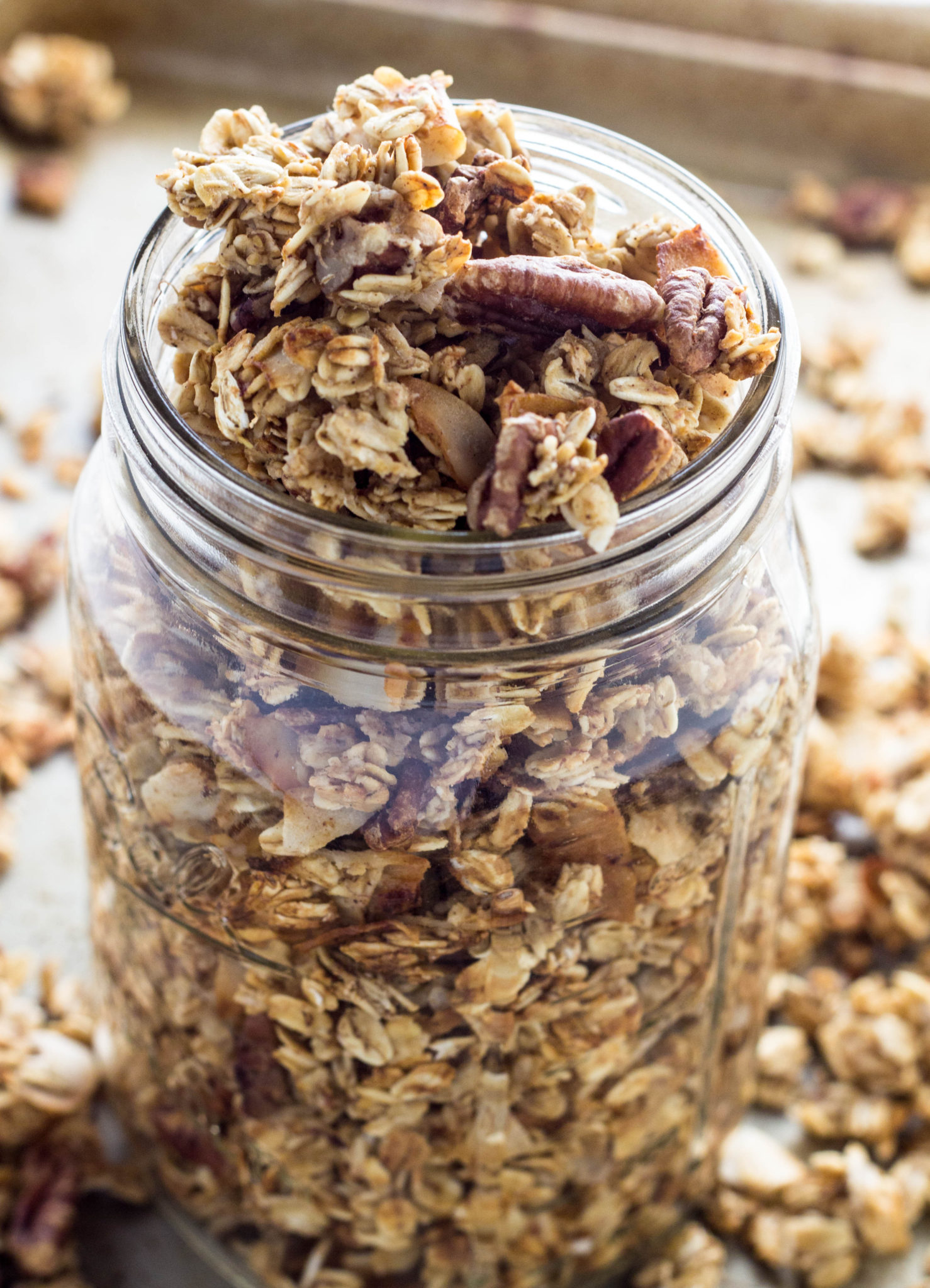 Coconut Pecan Banana Granola