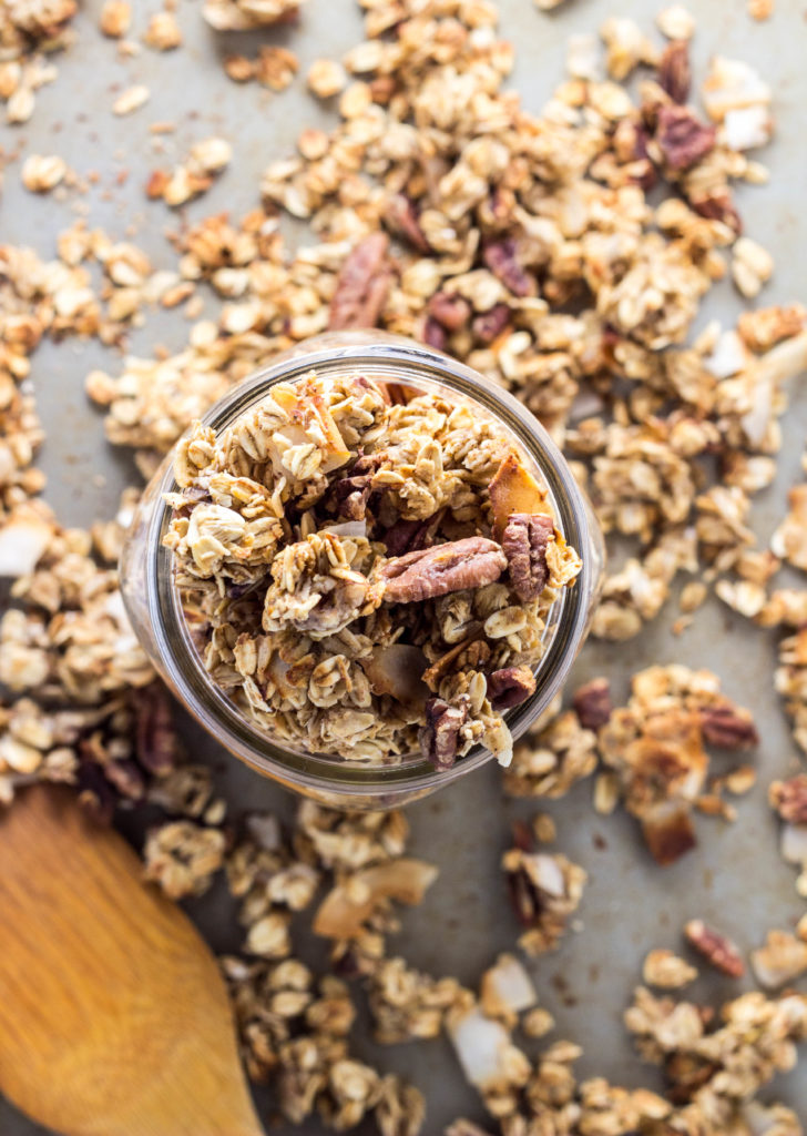 Coconut Pecan Banana Granola