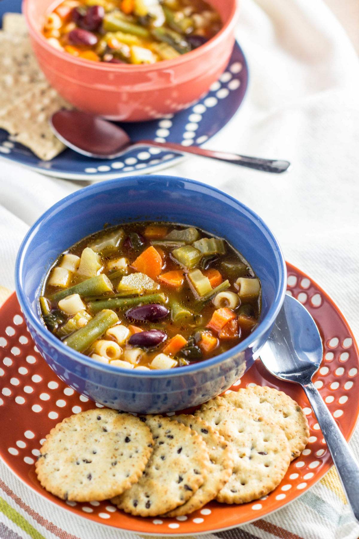 Simple Vegan Minestrone Soup - Dinners for Veganuary 
