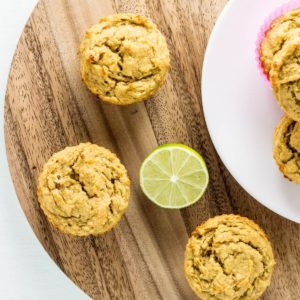 Vegan Lime Avocado Muffin Feature Image