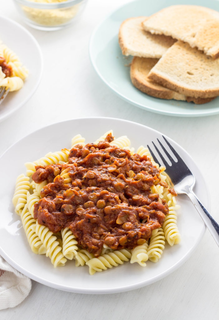 Vegan Lentil Bolognese Sauce