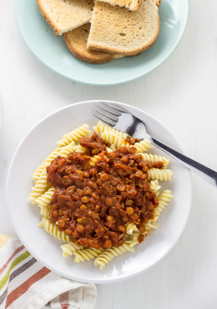 Vegan Lentil Bolognese Sauce