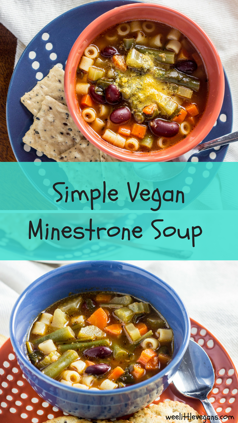 Simple Vegan Minestrone Soup