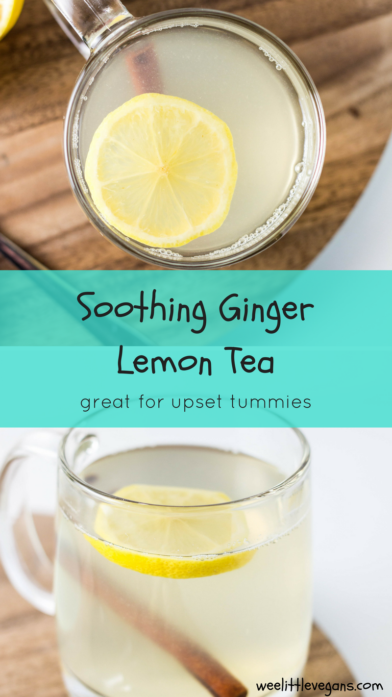 Soothing Ginger Lemon Tea Pinterest image