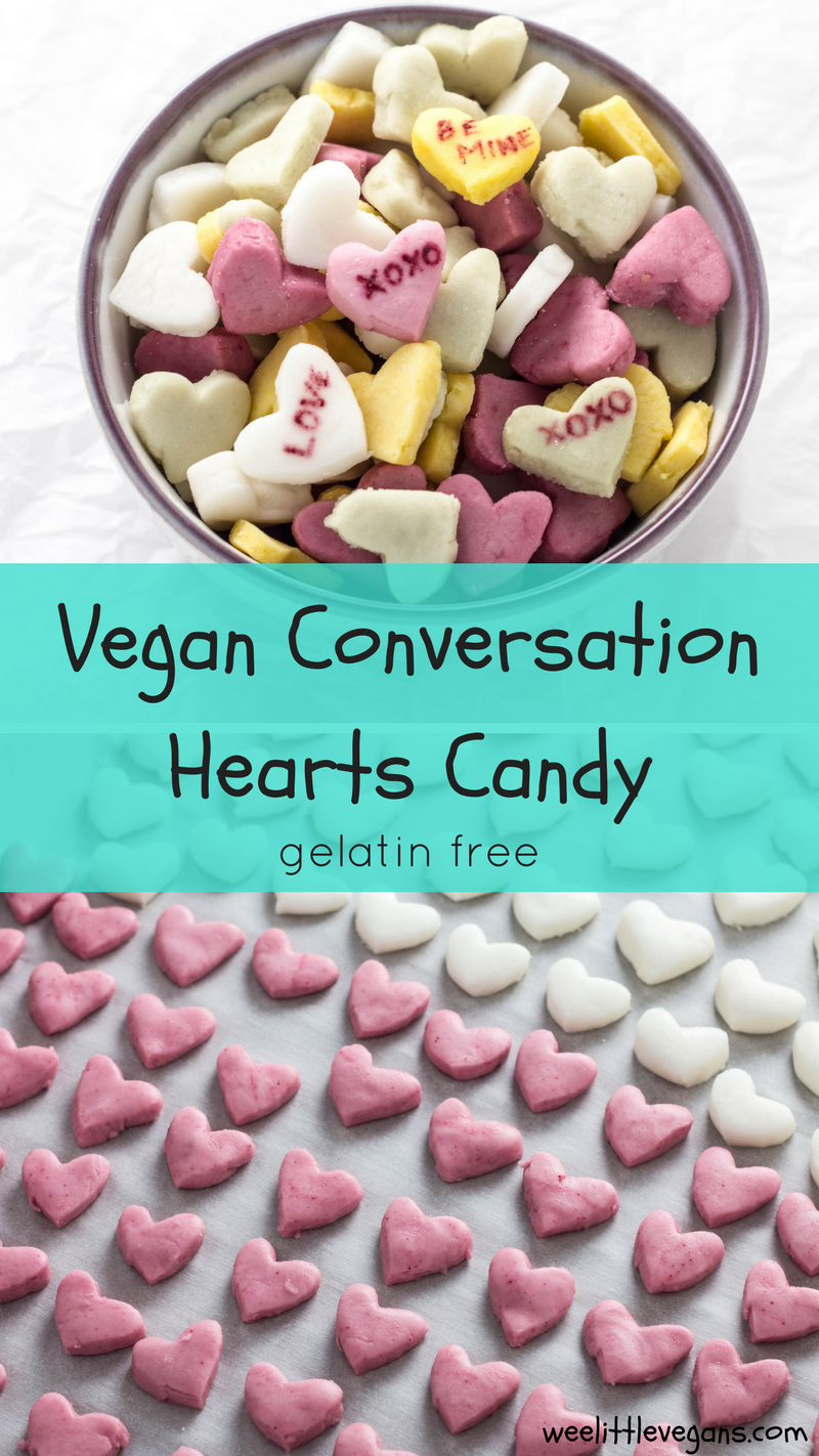 Vegan Conversation Hearts Candy