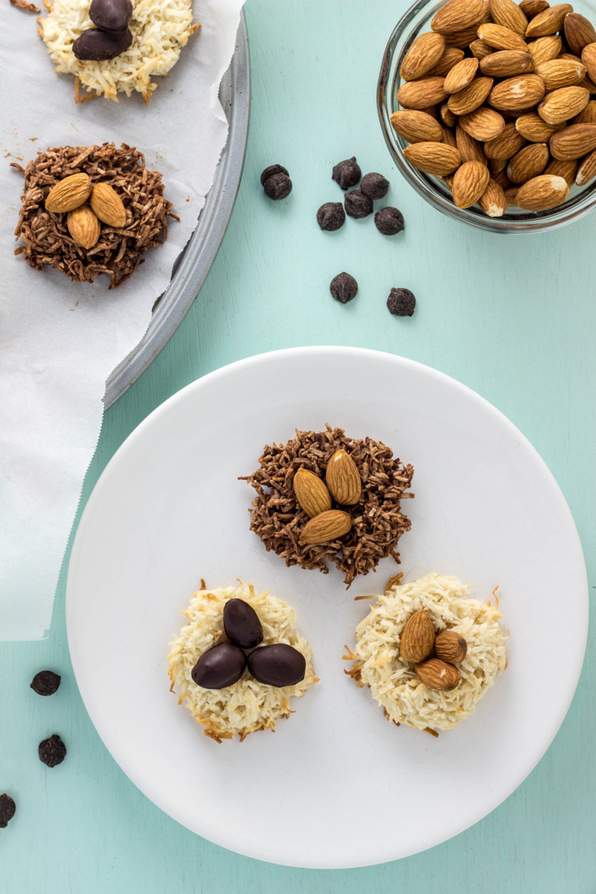 Vegan Coconut Nest Cookies 