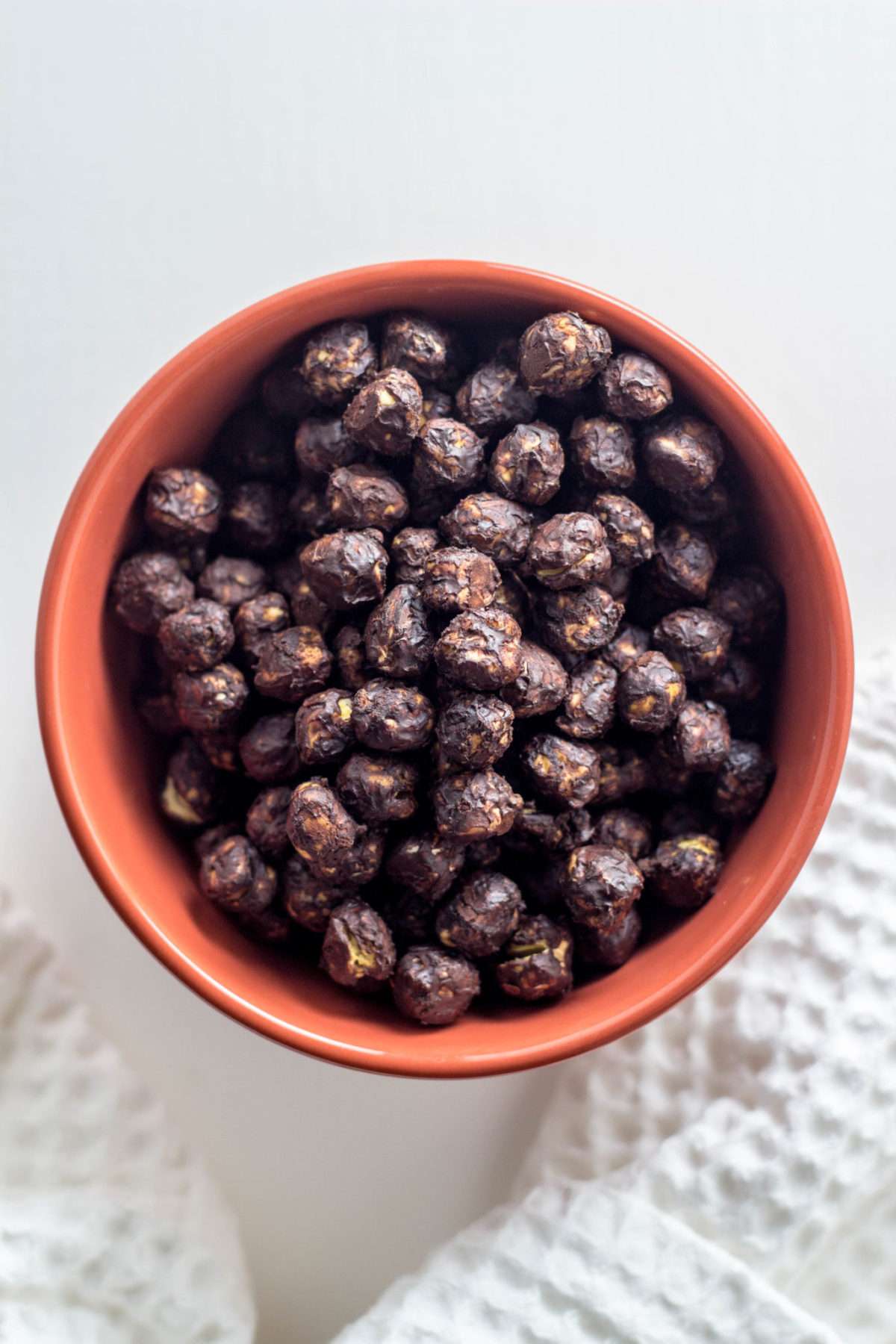 Chocolate Covered Roasted Chickpeas