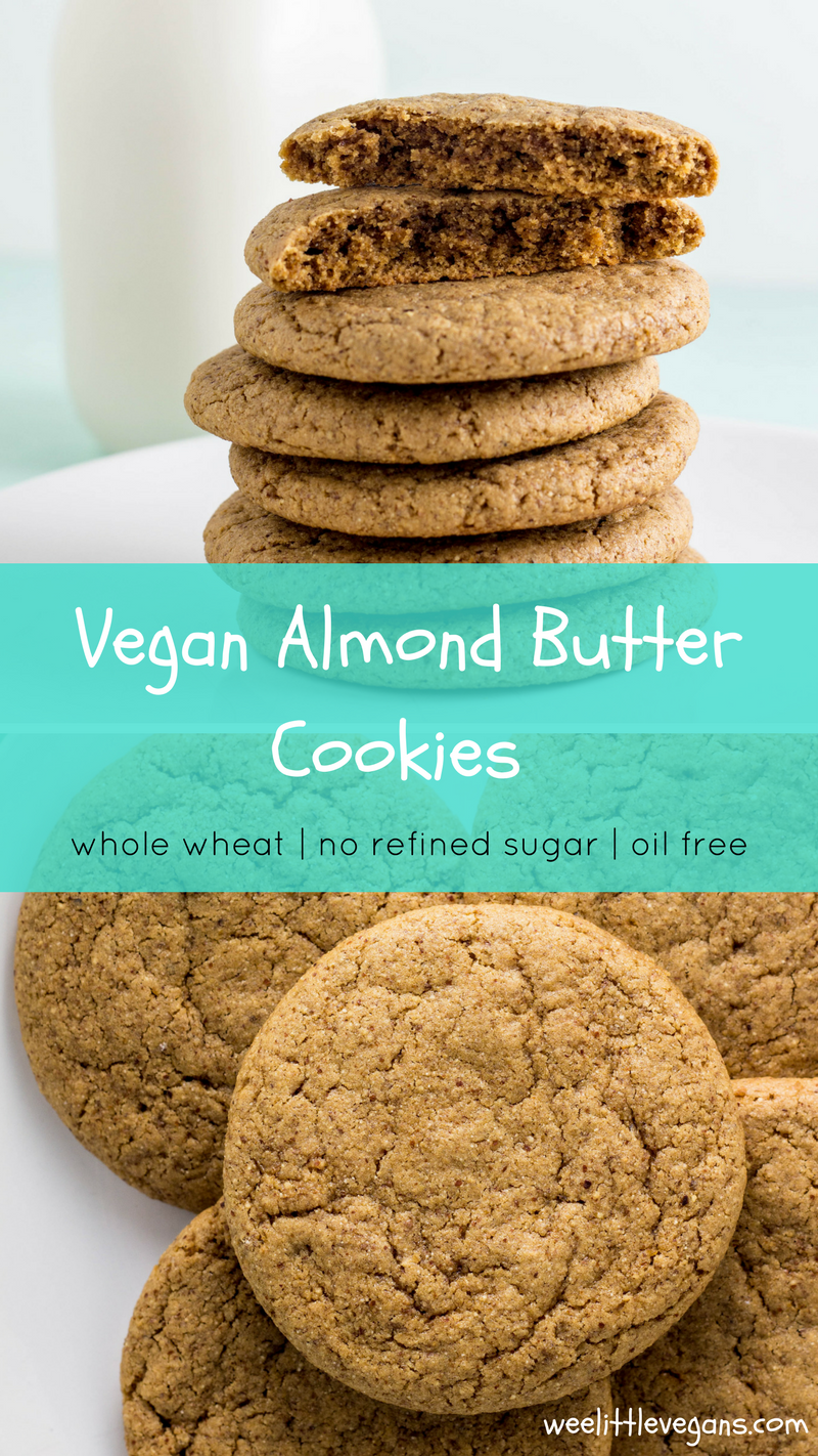 Vegan Almond Butter Cookies 