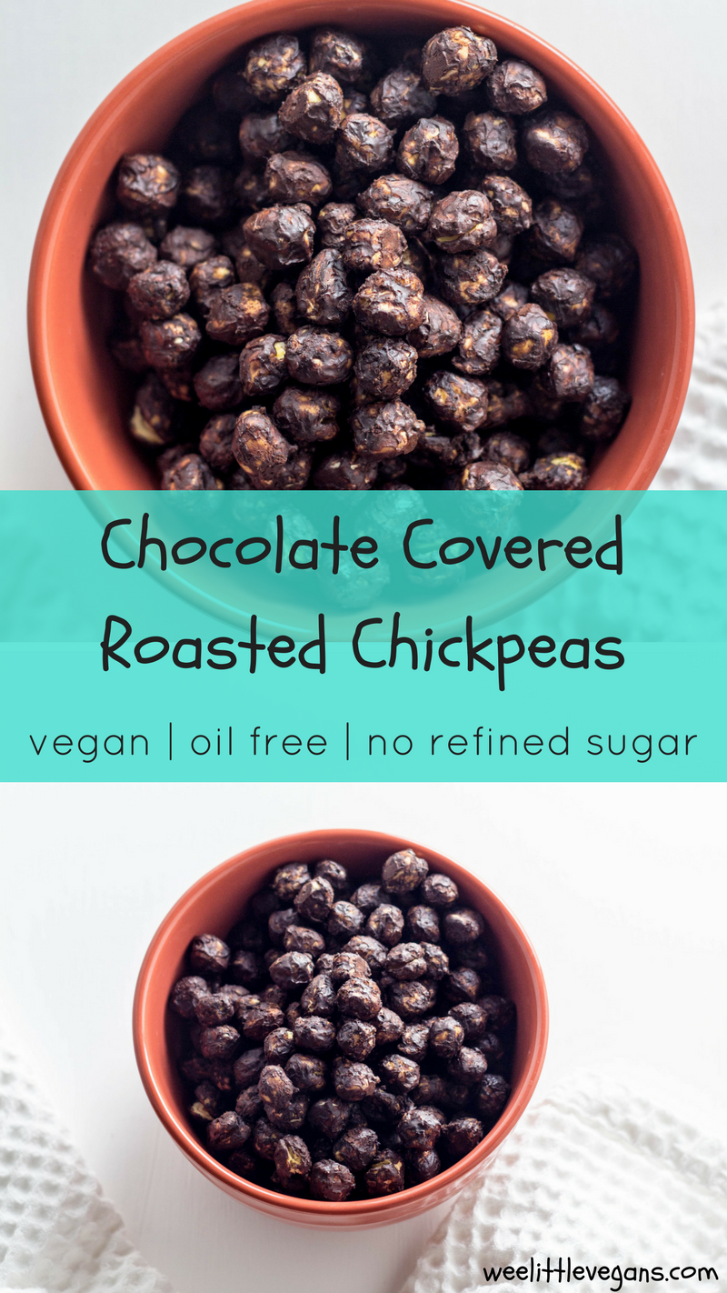 Chocolate Covered Roasted Chickpeas 