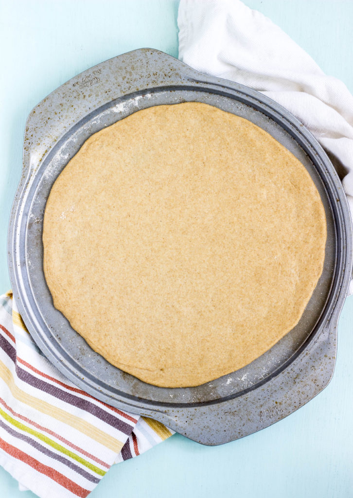 Whole Wheat Yeast Free Pizza Crust 