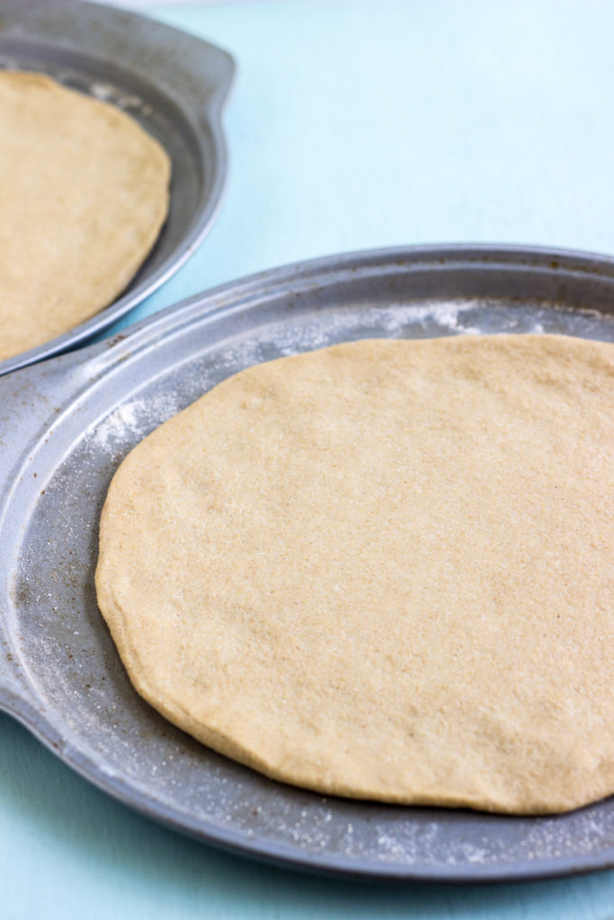 Whole Wheat Yeast Free Pizza Crust 