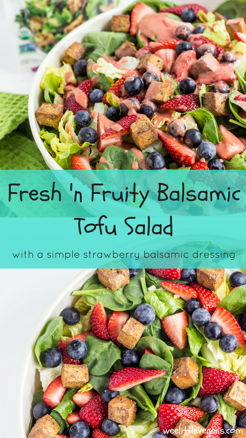 Fresh 'n Fruity Balsamic Tofu Salad