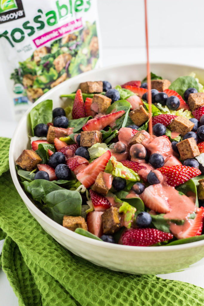 Fresh 'n Fruity Balsamic Tofu Salad 