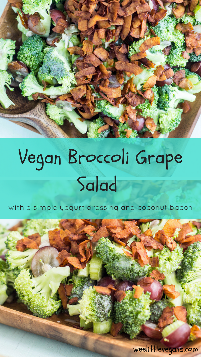 Vegan Broccoli Grape Salad