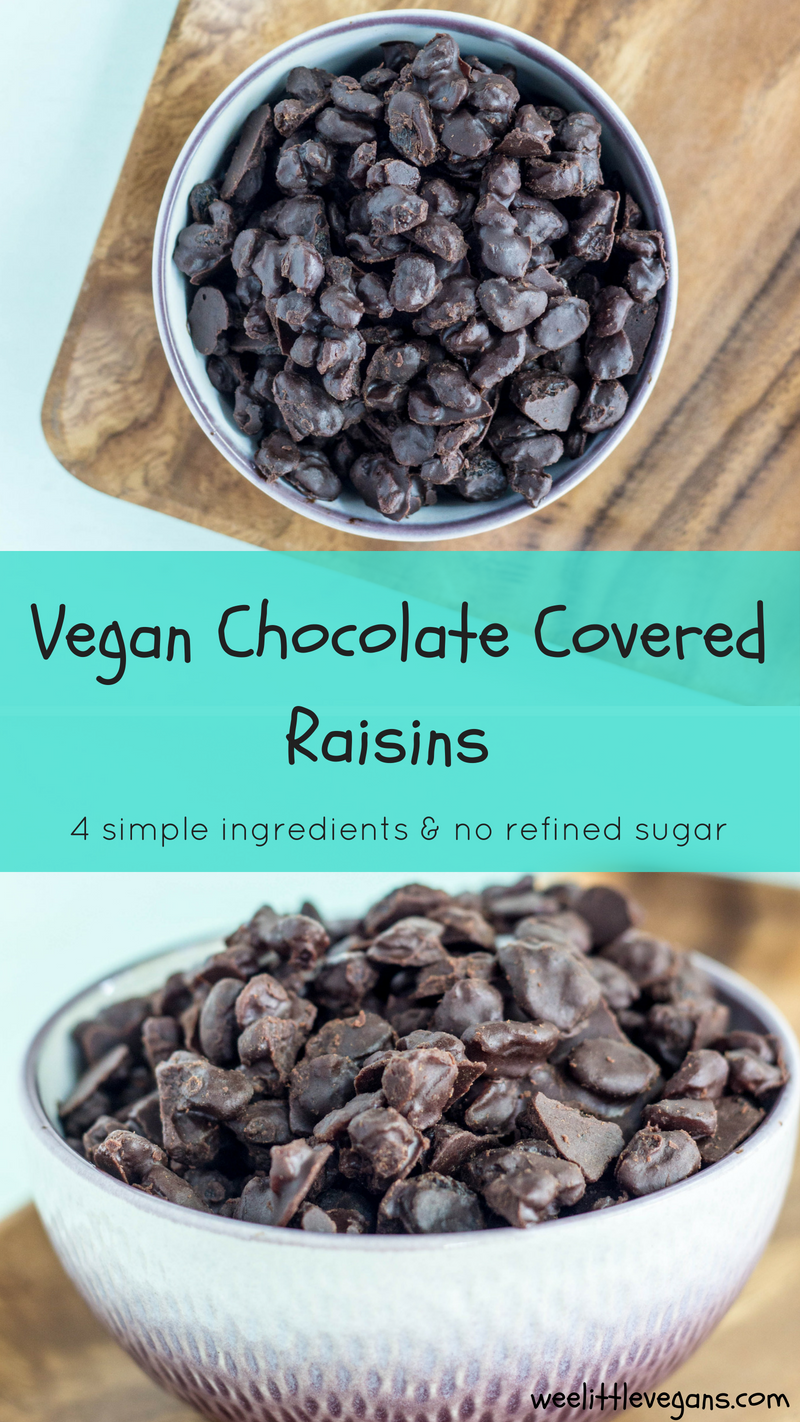 Vegan Chocolate Covered Raisins 