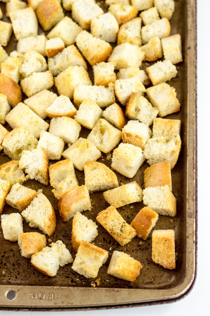 How to Make Simple Vegan Croutons