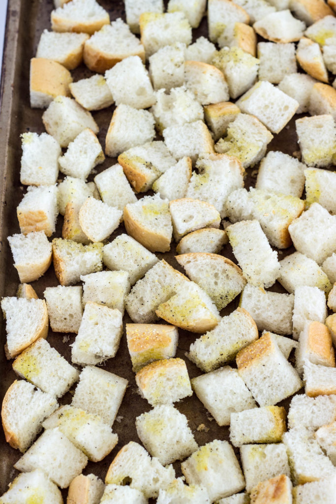 How to Make Simple Vegan Croutons