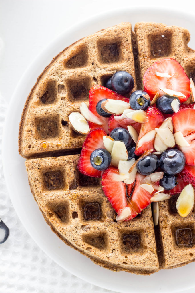 Vegan Cinnamon Rye Waffles