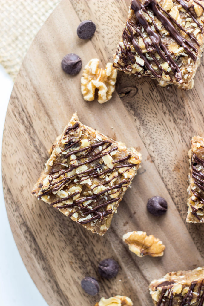 Banana Nut Chocolate Chip Oatmeal Squares