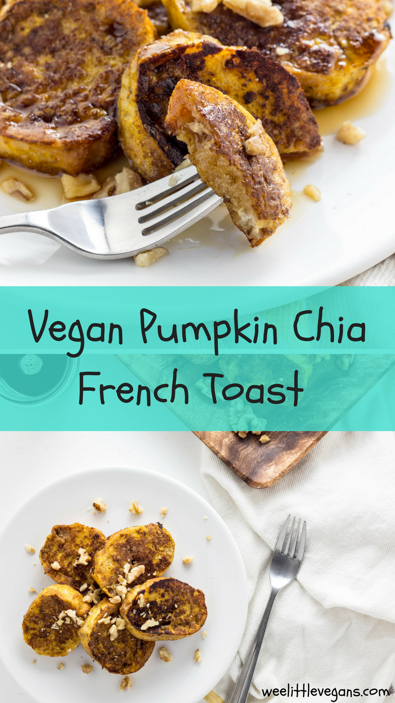 Vegan Pumpkin Chia French Toast