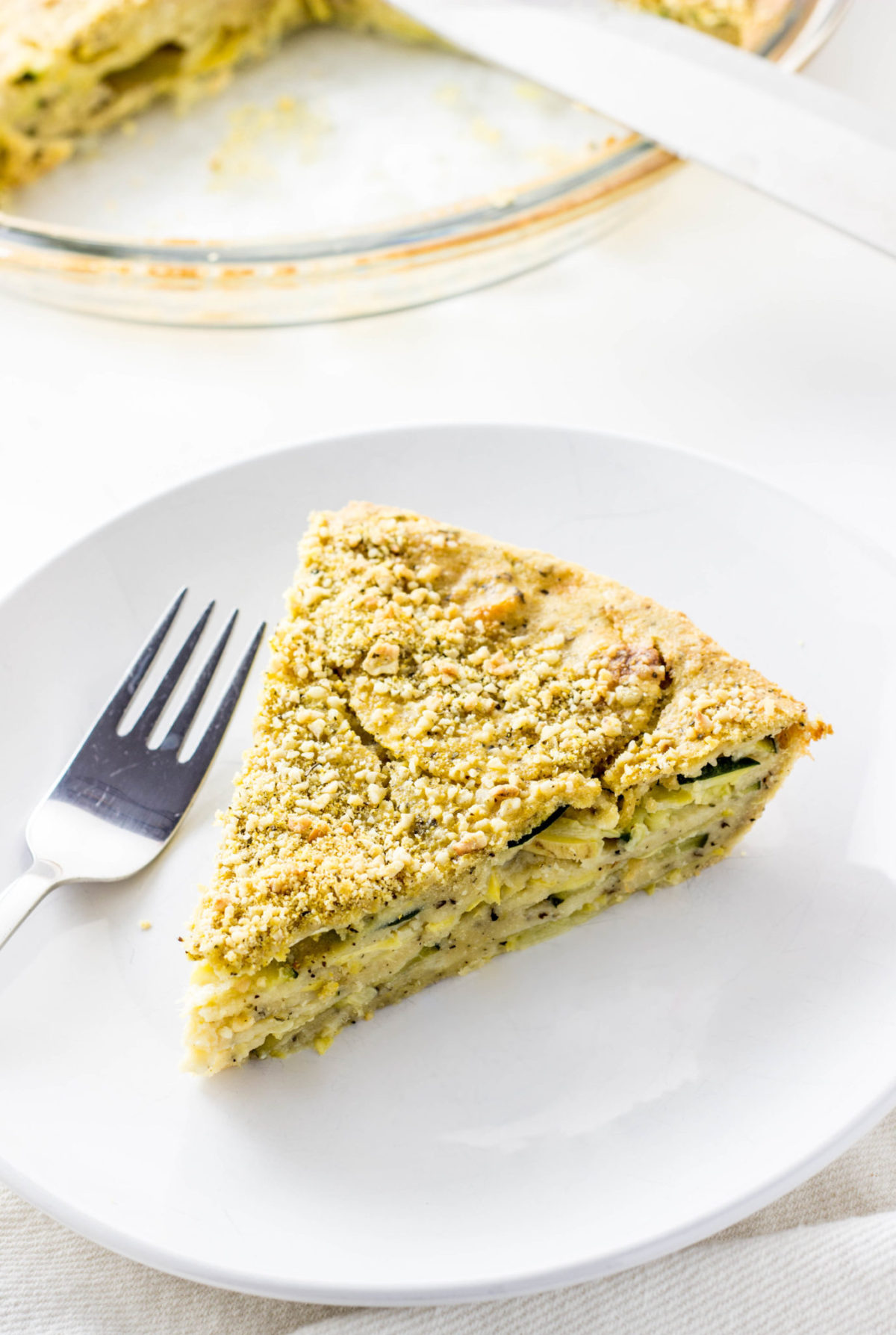 Vegan Chickpea Flour Squash Quiche