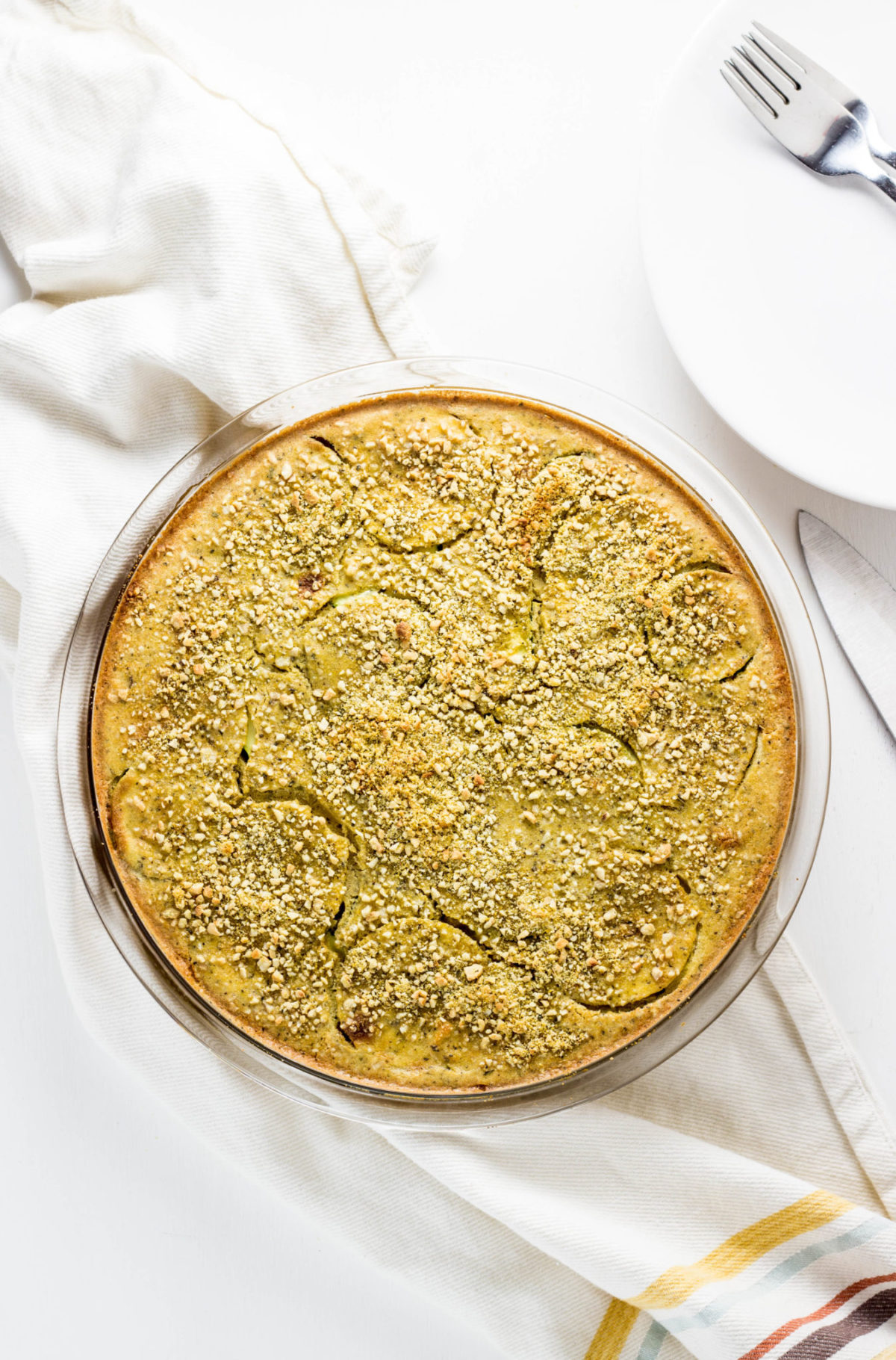 Vegan Chickpea Flour Squash Quiche