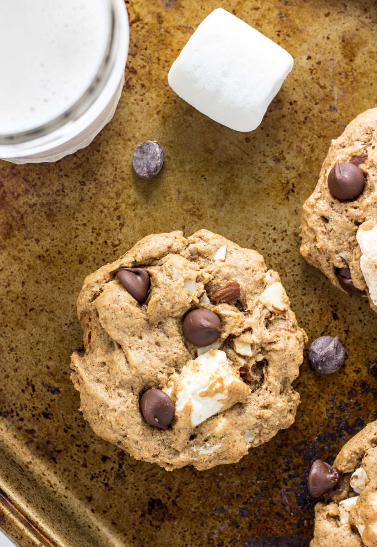 Vegan Rocky Road Cookies