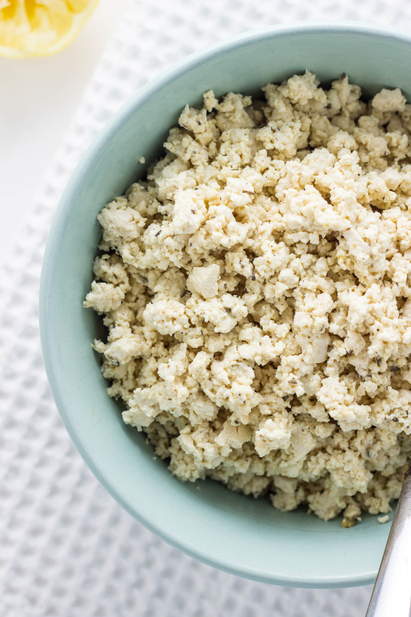 Herbed Tofu Crumble (for pizza, pasta, and more)