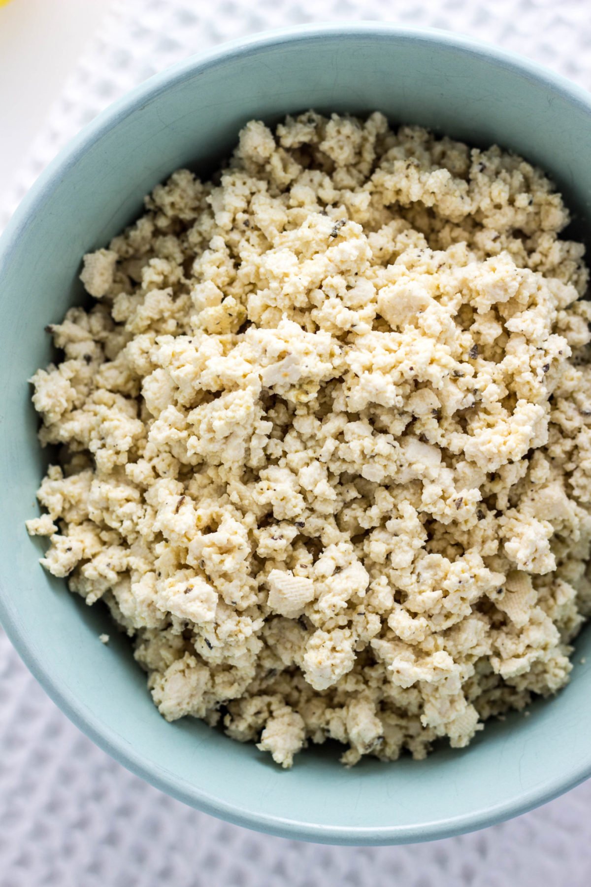 Herbed Tofu Crumble (for pizza, pasta, and more)