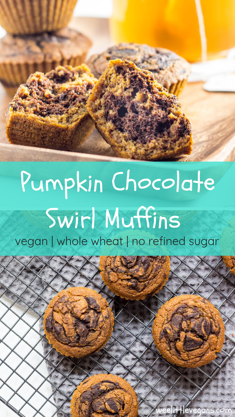 Pumpkin Chocolate Swirl Muffins