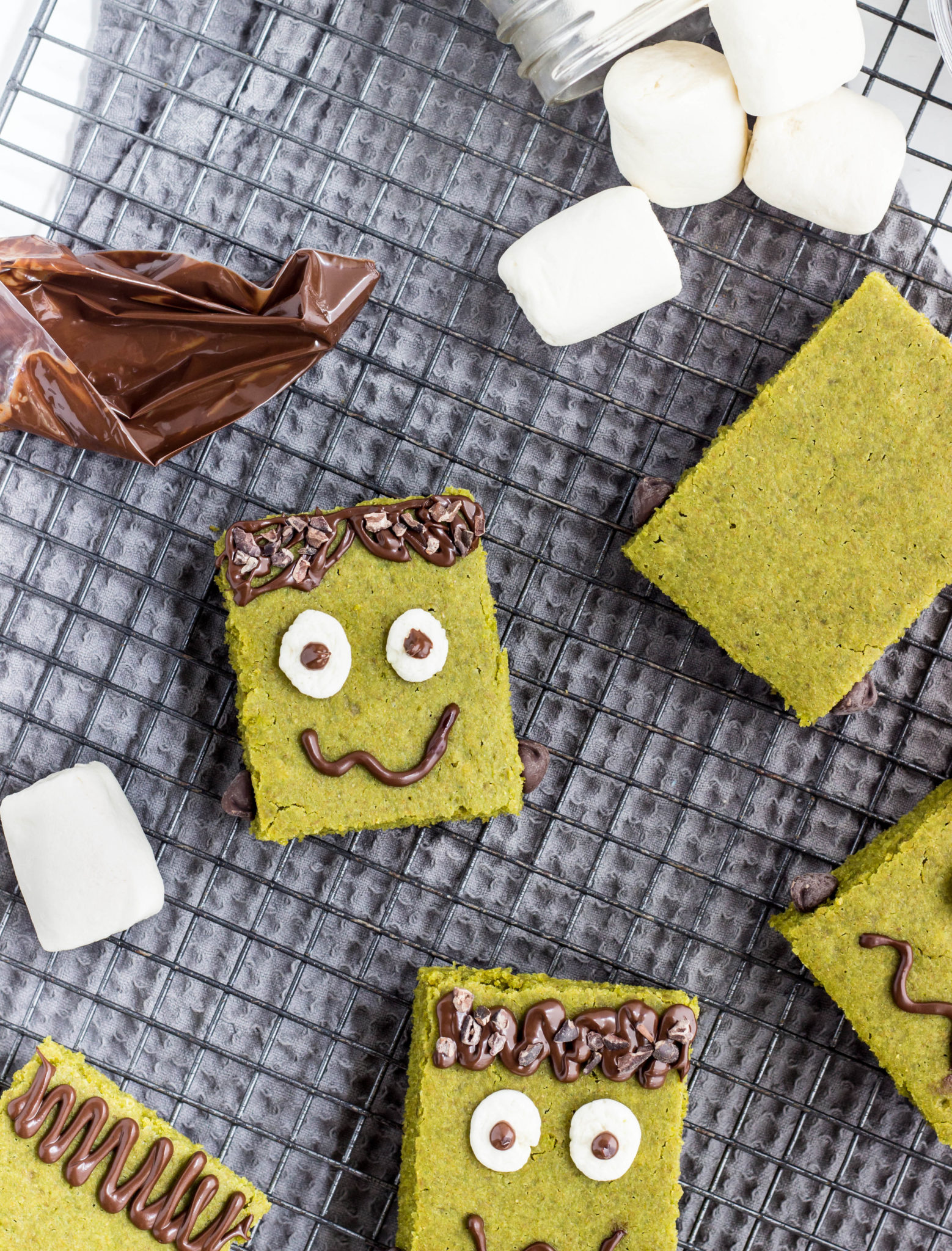 Frankenstein Vegan Snack Cakes