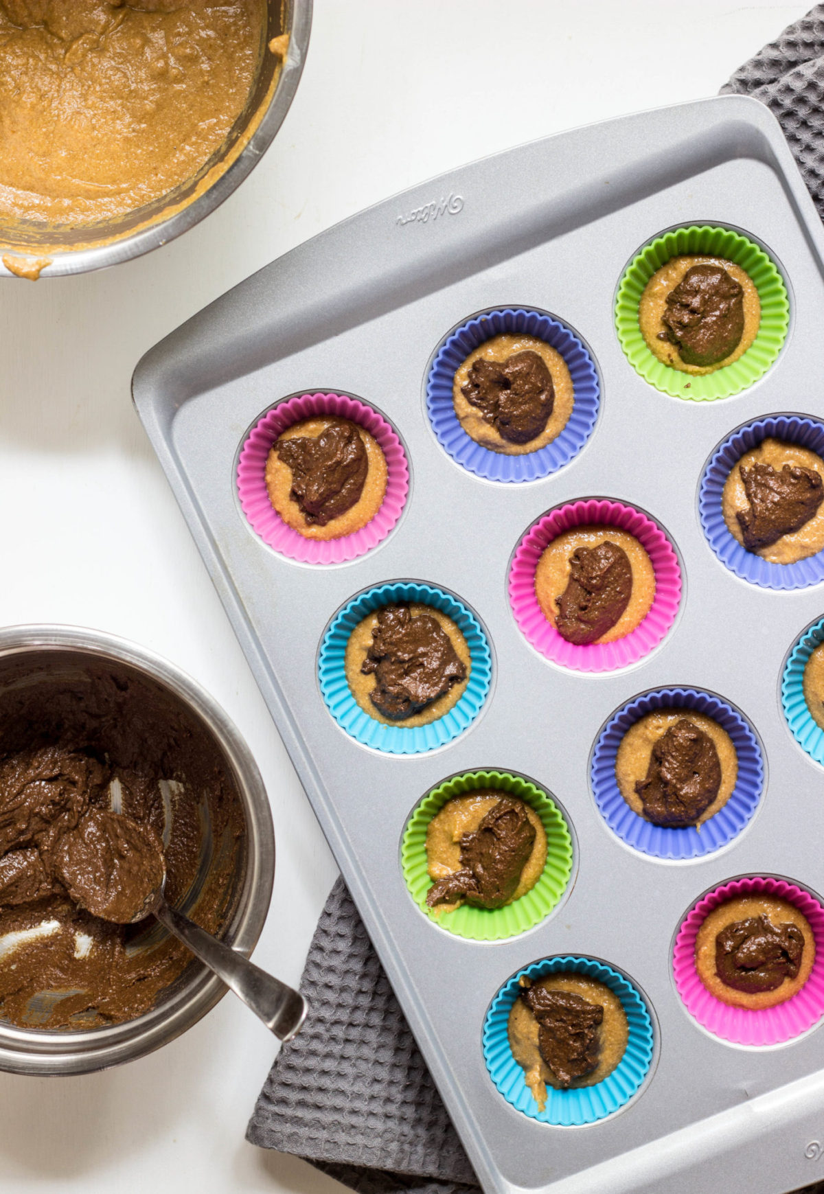 Pumpkin Chocolate Swirl Muffins