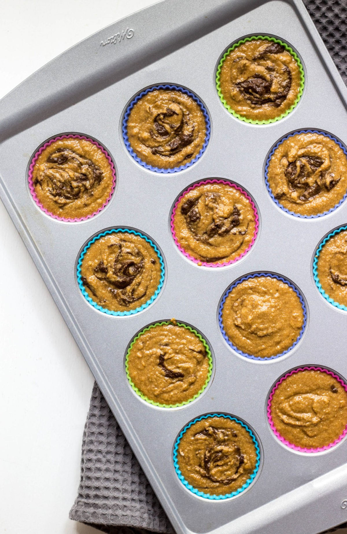 Pumpkin Chocolate Swirl Muffins