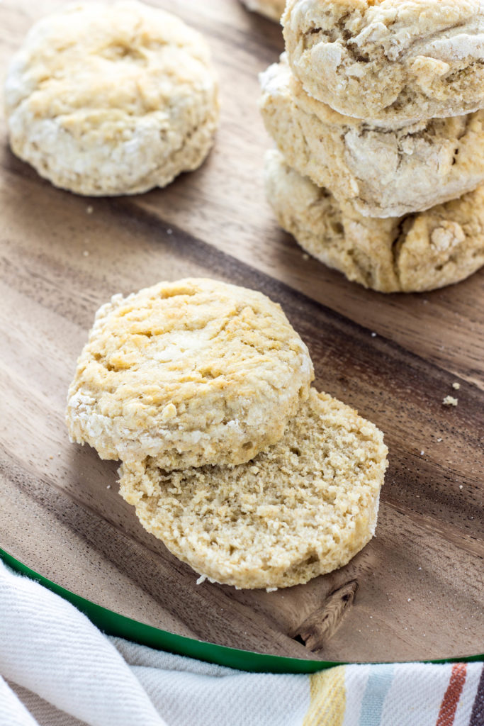 Fluffy Vegan Oil Free Biscuits
