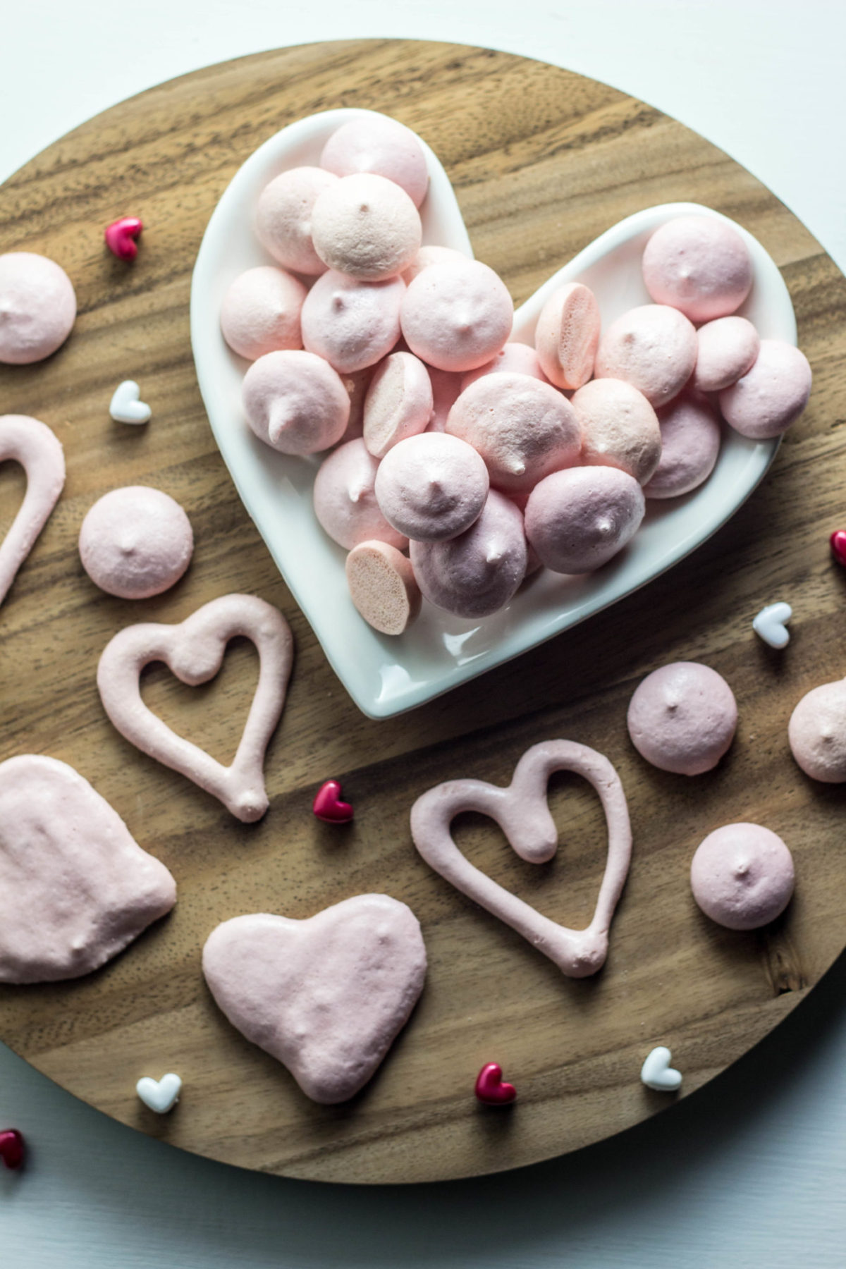 Vegan Meringue Cookies - Naturally Colored